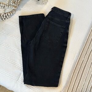 H&M BLACK DENIM JEANS